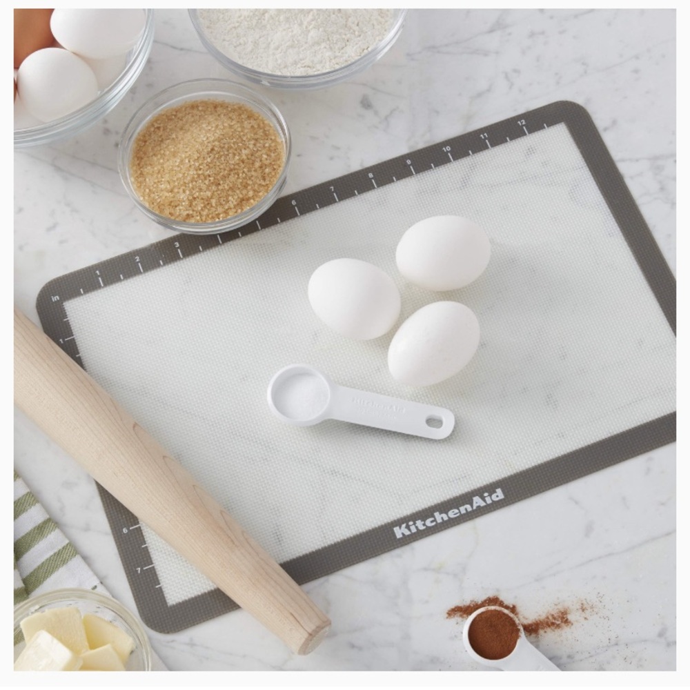 KitchenAid Gray Silicone Baking Mat 9in x14in